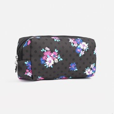 Косметичка на молнии, цвет чёрный NO Brand