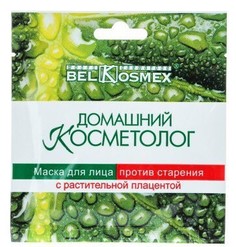 Маска для лица против старения с растительной плацентой 26 г Bel Kosmex