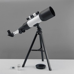 Телескоп настольный 90 кратного увеличения, бело-черный корпус NO Brand
