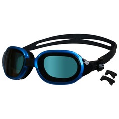 Очки для плавания + набор носовых перемычек, цвет чёрный/синий Onlytop