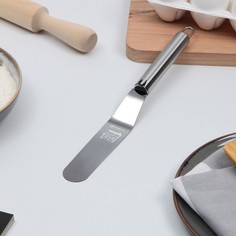 Лопатка изогнутая с металлической ручкой take cake, 27 х 3 см Konfinetta
