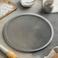 Форма для выпечки пиццы, d=30 см, цвет серебряный NO Brand