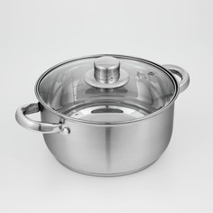 Кастрюля из нержавеющей стали доляна