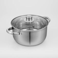 Кастрюля из нержавеющей стали доляна