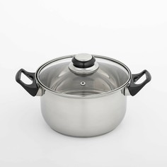 Кастрюля из нержавеющей стали доляна