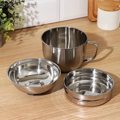 Набор посуды из нержавеющей стали NO Brand