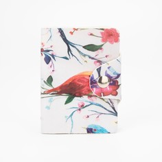 Визитница на кнопке, 20 карт, цвет белый NO Brand