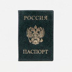 Обложка для паспорта, цвет зелёный NO Brand