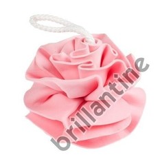 Мочалка спонж губка цветок розовая размер 11см (201-048) DI Valore