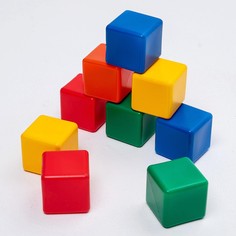 Набор цветных кубиков, 9 штук 6 х 6 см Solomon