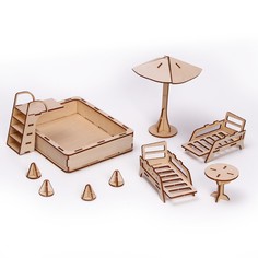Игровой набор кукольной мебели Лесная мастерская