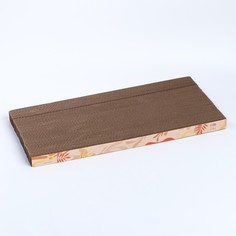 Когтеточка из картона с кошачьей мятой Пушистое счастье