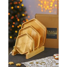 Набор деревянной посуды adelica