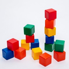 Набор цветных кубиков,16 штук 6 × 6 см Solomon