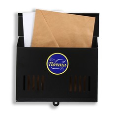 Ящик почтовый без замка (с петлёй), горизонтальный NO Brand