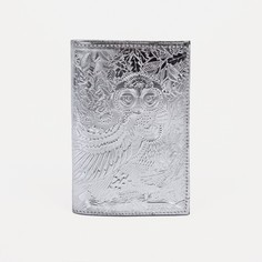 Обложка для паспорта, цвет серебряный NO Brand