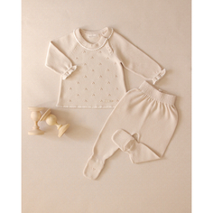 Комплекты детской одежды Leoking Костюм (кофточка на пуговичках и ползунки) 8405