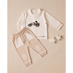 Комплекты детской одежды Leoking Костюм с гоночной машиной (кофта и штанишки) 8412