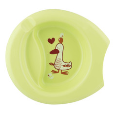 Посуда Chicco Тарелка детская с разделителем Easy Feeding 6+ мес.