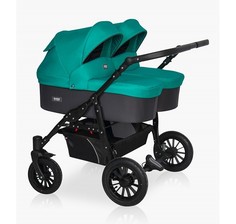 Коляски для двойни и погодок Riko Basic Коляска для близнецов 2 в 1 Saxo