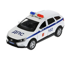 Машины Технопарк Машина металлическая Lada Vesta SW Cross Полиция 12 см