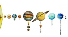 Атласы и карты Геомагнит Магнитный пазл Солнечная система 47 элементов