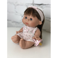 Куклы и одежда для кукол Nines Artesanals dOnil Пупс-мини Pepotes Special Funtastic в розовом платье горошек 26 см