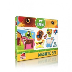 Игры для малышей Roter Kafer Магнитный набор с доской Ферма