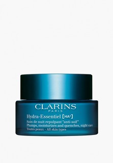 Крем для лица Clarins HYDRA-ESSENTIEL, ночной Увлажняющий, для любого типа кожи, 50 мл