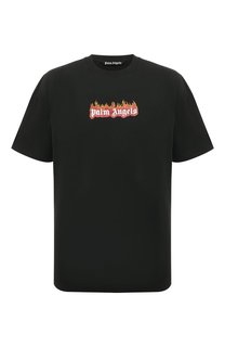 Хлопковая футболка Palm Angels