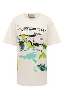 Хлопковая футболка Gucci
