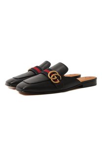 Кожаные сабо Peyton Gucci