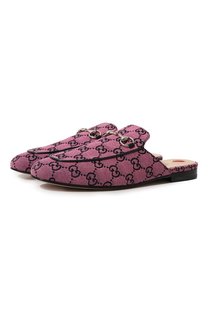 Текстильные сабо Princetown GG Gucci