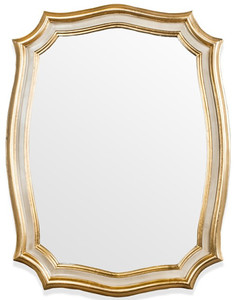 Зеркало 64х84 см золото/слоновая кость Tiffany World TW02117oro/avorio