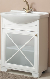 Тумба с раковиной белый матовый 66 см Atoll Палермо PALERMO66TWMAT/ST