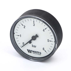 Манометр аксиальный 1/4" х 63/6 Bar Watts F+R100 10008095