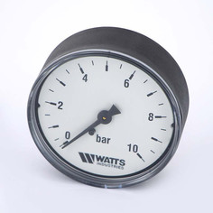 Манометр аксиальный 1/4" х 63/10 Bar Watts F+R100 10008096