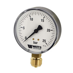 Манометр радиальный 1/2" х 80/25 Bar Watts F+R200 10007795