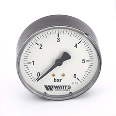 Манометр аксиальный 1/4" х 80/6 Bar Watts F+R100 10008023