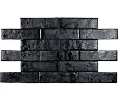 Керамогранит Pamesa Brickwall Negro 7x28