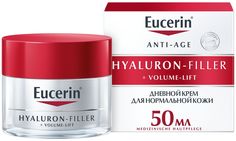 Крем Eucerin Hyaluron-Filler + Volume-Lift для дневного ухода за нормальной и комбинированной кожей, 50 мл