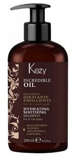 Увлажняющий и разглаживающий шампунь INVIT Hydrating soothing shampoo для всех типов волос 250 мл