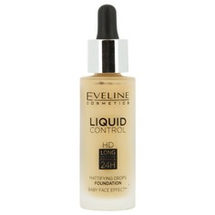 Крем тональный для лица EVELINE LIQUID CONTROL тон 30 жидкий