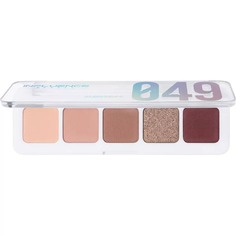 Палетка теней Influence BEAUTY COLOR ALGORITHM 049 из 5 оттенков, высокопигментированная текстура, стойкий и насыщенный макияж, тон 02, 5г
