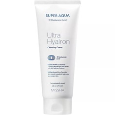 Пенка кремовая Missha Super Aqua Ultra Hyalron для умывания и снятия макияжа, 200 мл