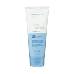 Пенка Missha Super Aqua Ultra Hyalron для умывания и снятия макияжа, 200 мл