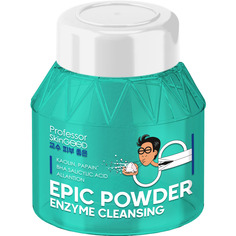 Энзимная пудра Professor SkinGood "EPIC POWDER ENZYME CLEANSING" для умывания, с каолином и папаином, глубокое очищение кожи без сухости, уход за лицом, 66г