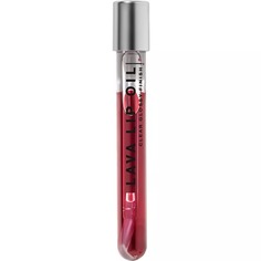 Двухфазное масло для губ Influence BEAUTY LAVA LIP OIL увлажняющее, уход и глянцевый финиш, тон 01: прозрачный темно-красный, 6мл