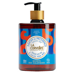 LA CORVETTE Мыло жидкое органическое Секреты Каланок Organic Aloe Vera Provence Soap