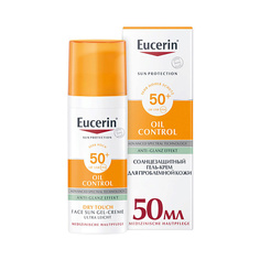 Солнцезащитный крем для лица EUCERIN Солнцезащитный гель-крем для проблемной кожи лица Oil Control SPF 50+